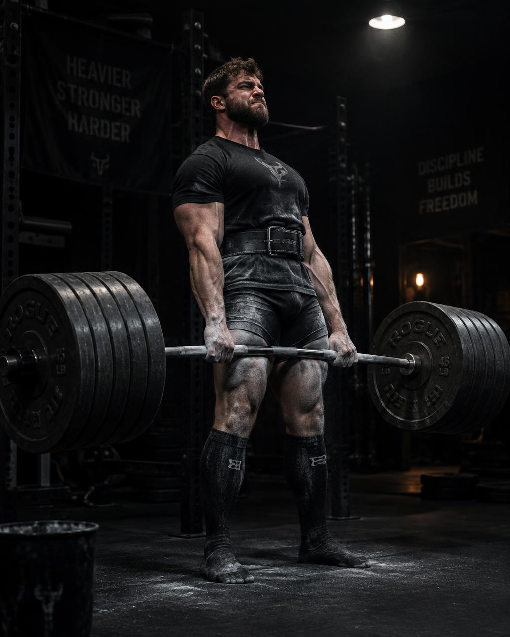 Powerlifting training at San Marcos Strength & Conditioning